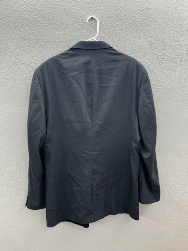 Hagger Black Lable Mens Suit Coat Size 44L Gray Three Button Up Single Button up - Picture 14 of 18