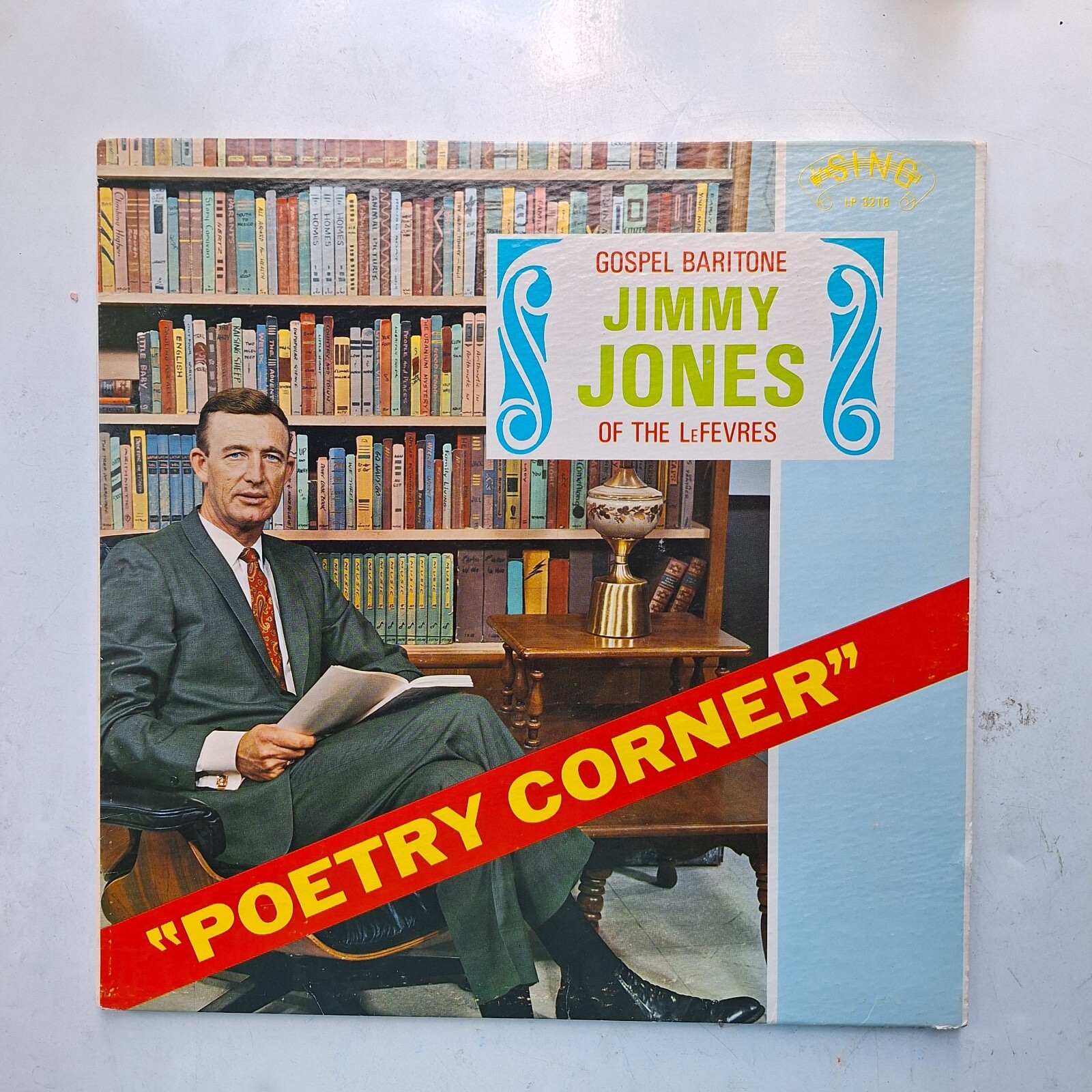 Jimmy Jones LeFevres Poetry Corner Gospel Vinyl LP 3218
