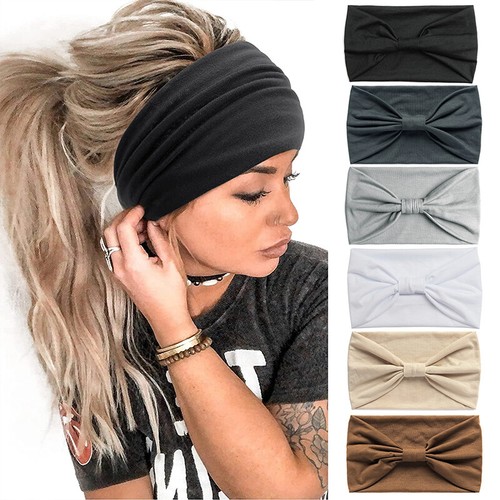 Bandeaux Triangulaires Bohèmes En Mousseline - Lot De 2 - Turban élastique Pour Cheveux Femme - Style été, Plage, Festival