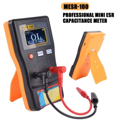Digital LCD Display V2 ESR/LOW Ohm Meter in Circuit Capacitance Test MESR-100