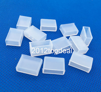 10mm/12mm/14mm Silicone End Cap for 3528 5050 2811 IP67 IP68 LED Tube Strip