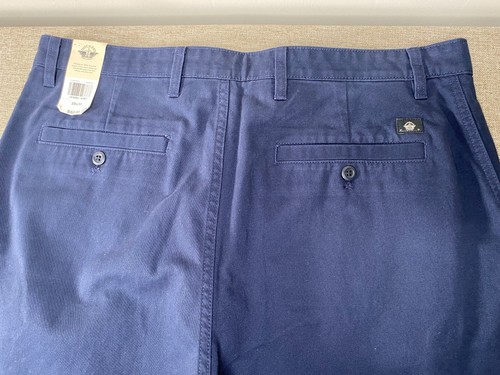 Dockers Pleated LOOSE FIT Chino Pants Men's 38 High Rise Blue Casual NWT - Picture 9 of 20