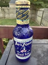 Vintage Cobalt Blue Arizona Iced Tea w/ Ginseng Extract 20oz