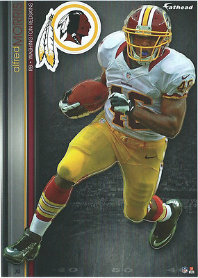 ALFRED MORRIS FATHEAD TRADEABLES FAU OWLS WASHINGTON REDSKINS STICKER 2013 #30