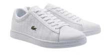 LACOSTE WHITE MENS SHOE CARNABY EVO 222 5 SMA 7-44SMA009821G