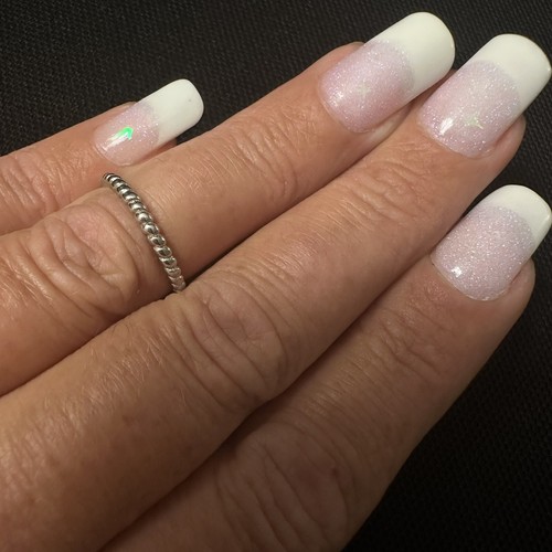 ANILLO DE BANDA DE DISEÑO DE GIRO DE PLATA ESTERLINA DULCE SIMPLE CON CLASE ESTATE TALLA 5 - Imagen 16 de 24