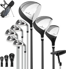 Set Da Golf Completo Da Uomo, Set Da Golf Portatile Destro, Borsa Con 7 Scompart