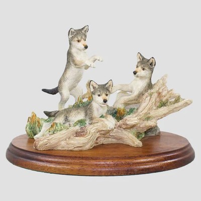 Geschwisterspiel Bordüre Fine Arts Modell Wolfsjungen