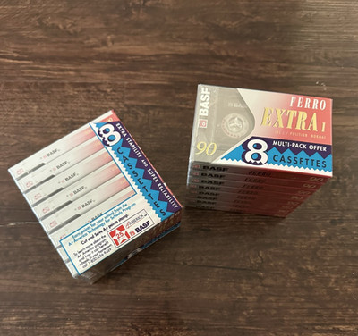 16 Basf Ferro Extra I blank cassette tapes