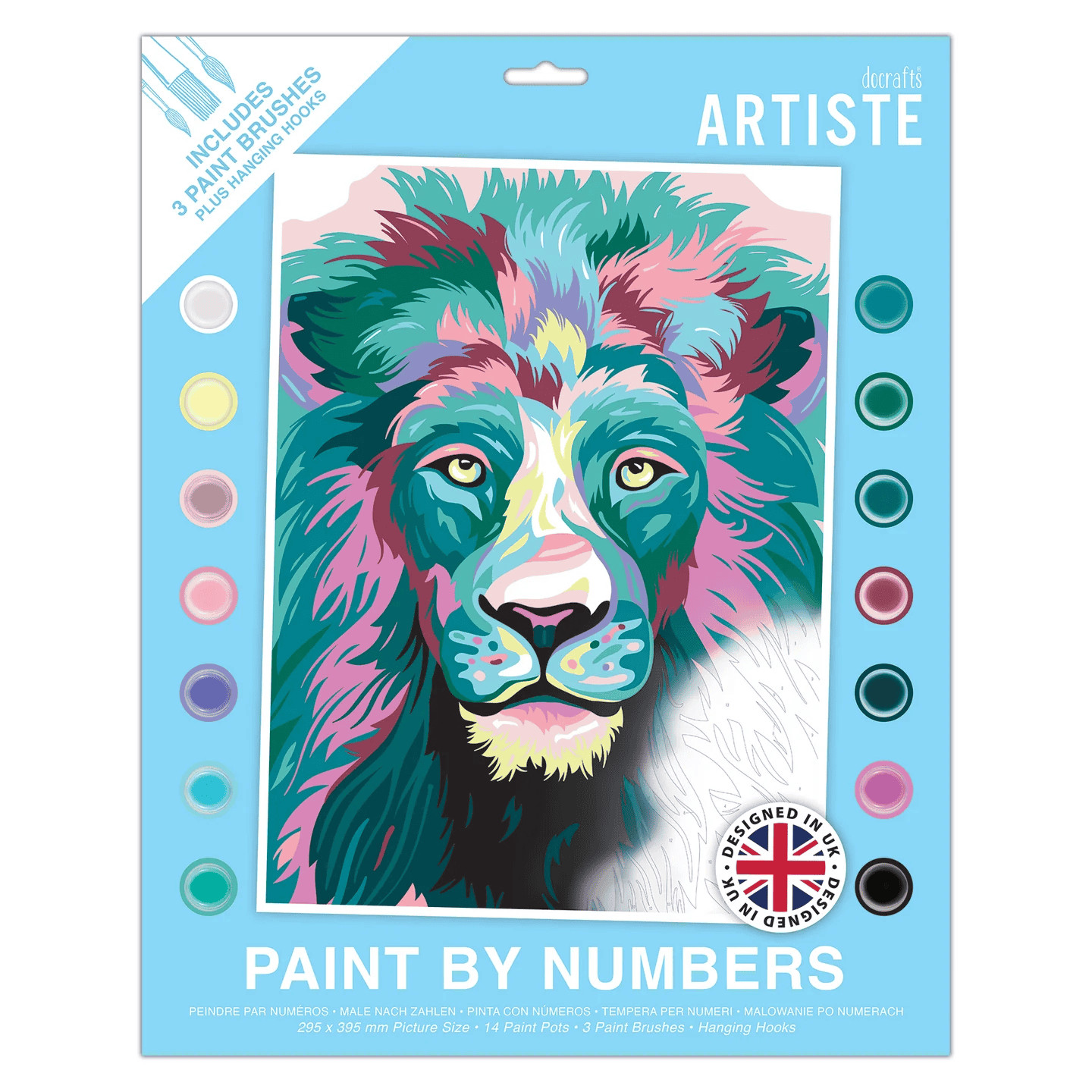 Paint By Numbers Artiste -Courageous Lion