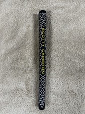 Scotty Cameron Pistolero Plus Black White Yellow Textured Putter Grip