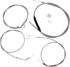LA Choppers Stainless Steel Cable & Brake Line Kit LA-8300KT-13 Made in USA