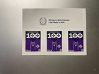 2026 Terzina Francobolli 100° ACF Fiorentina Calcio con Ministero Imprese MIMIT
