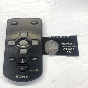 Original Sony Car Stereo Audio Remote Control RM-X115 OEM New Battery Free Ship