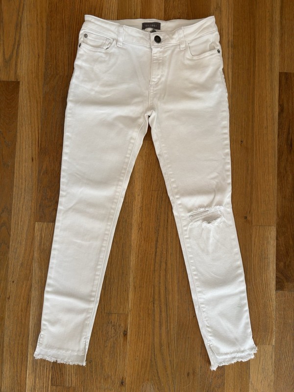 DL1961 Junior White Denim Jeans Size 14