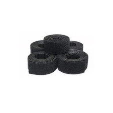 FindTape Hook-N-Loop Back to Back Fastener: 3/4 in. x 8 in. Black  12 straps