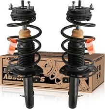 Pair Front Shock Coil Complete Strut Spring Assembly 172257 172258 272257 272258