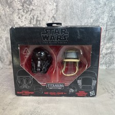Star Wars Black Titanium Series - Rebel Commando & Death Trooper Helmets Sealed