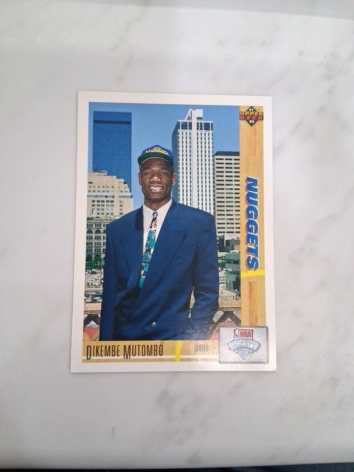 1991-92 Upper Deck Dikembe Mutombo #3 Rookie 