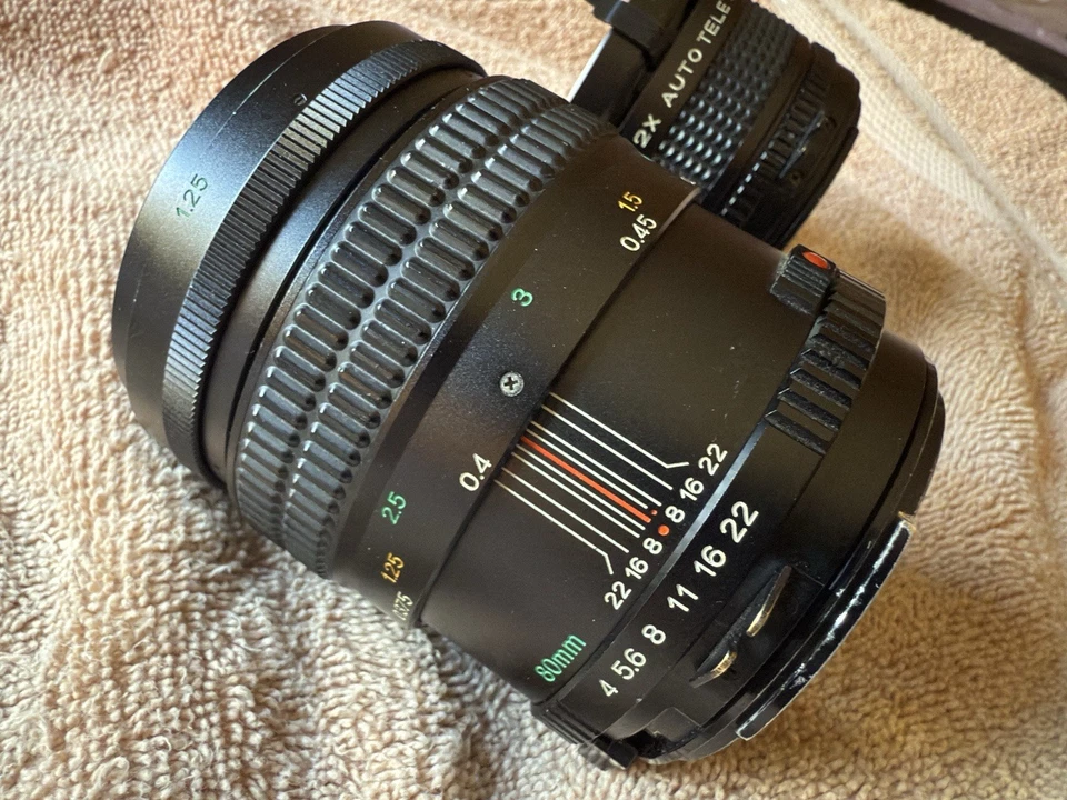 Mamiya Sekor MACRO C 80mm f4 N Lens for M645 Plus 2X Teleconverter - Image 2 of 4