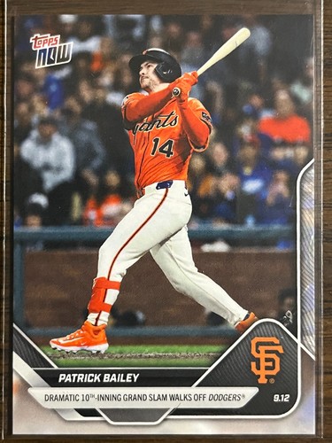2025 Topps Now 702 Patrick Bailey