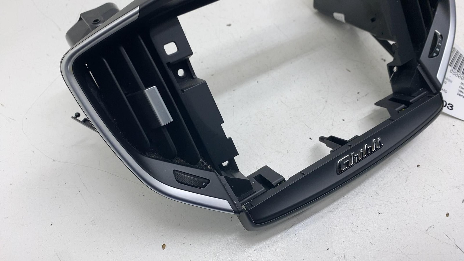 ⭕ 17-20 Maserati Ghibli Front Dash Center Display Screen Bezel Panel 670066392