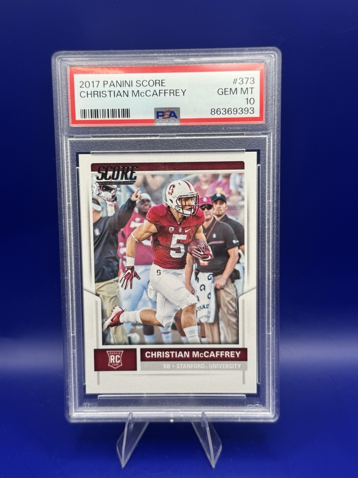 Christian McCaffrey Panini Score #373 Base