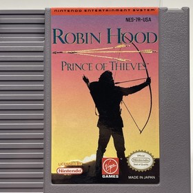 Robin Hood: Prince of Thieves (Nintendo NES, 1991) Authentic Cart & Manual Works