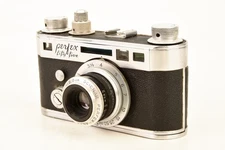 Perfex Fifty Five 35mm Film Rangefinder Camera w Wollensak 50mm Lens AS-IS V23