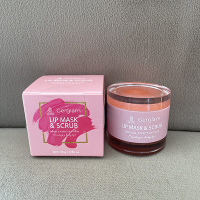4-Pack Lip Mask & Scrub Set - Moisturizing, Double-effect Lip Care, 10g/0.35z ea