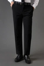 Burton Mens Suit Trousers Black Essential Slim Fit Formal Wear