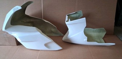 Kawasaki GPZ 500 S GPZ500S 1987 - 2004 Front Race Fairing Panels Set Fiberglass