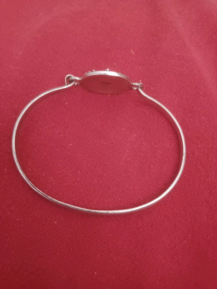 Pulsera de plata Surati estampada. Foto 2 de 4