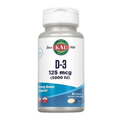 Ultra D-3 ActivGels 90 Softgels 5;000 IU by Kal