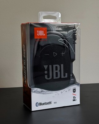 JBL Clip 4 Portable Bluetooth Speaker Black Waterproof IP67 Open Box Never Used