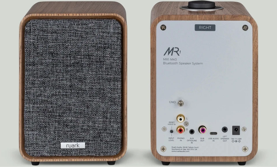 RUARK MR1 MK3 RICH WALNUT DESKTOP SPEAKER SYSTEM NUOVI - Immagine 2 di 2