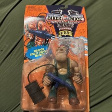 Greasepit 1993 Galoob Biker Mice from Mars Vintage Action Figure New