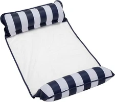 Aqua 4-in-1 Monterey Hammock Pool Float - Navy Blue Water Hammock for 250 lbs