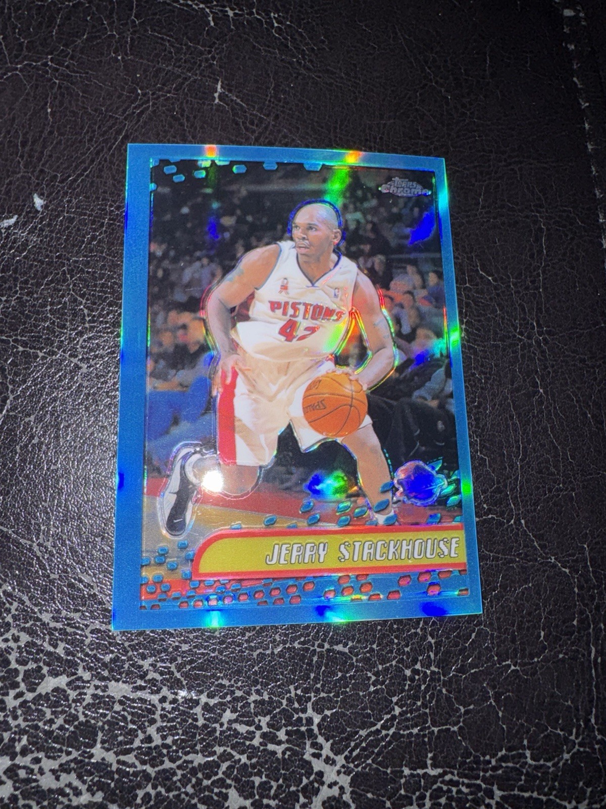 2001-02 Topps Chrome - Jerry Stackhouse #24 Refractor