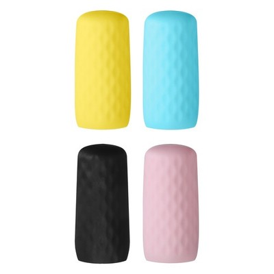 Reise-Flaschenabdeckungen für Toilettenartikel, 4er-Pack Dehnbare, Multicolor