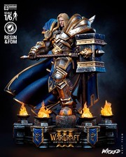 Arthas Sculpture World of Warcraft 3D Printed UNPAINTED 1:8