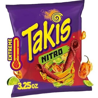 10x Takis Nitro Tortilla Chips Snack Spicy Habanero Lime Crunchy Bulk Pack 3.25o