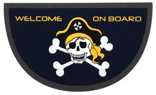 Tappetino PIRATA Tappeto zerbino Antiscivolo in gomma PVC ITALY barca