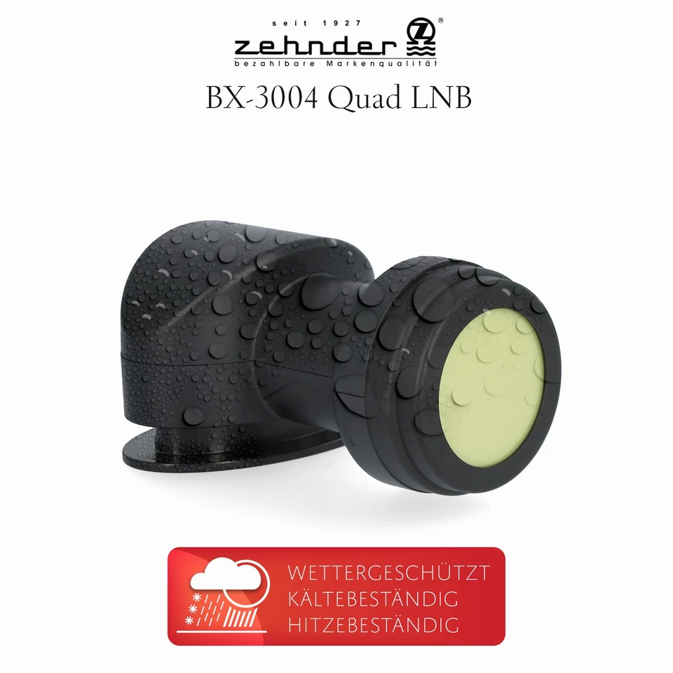 Zehnder Quad LNB Sun Protect | BX3004 - 4 Teilnehmer mit Wetterschutzkappe  - Bild 4 von 4