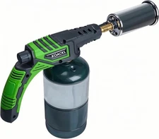 Powerful Propane Torch Head, Campfire Starter, Charcoal Medium, Green 