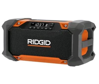 #ad Ridgid 18v Hybrid Jobsite Radio Bluetooth Technology R84089B Tool Only $94.04