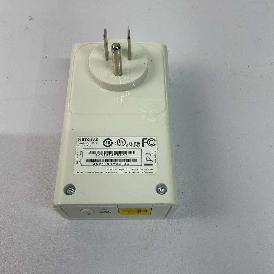 NETGEAR Powerline PL1200S White 1200Mbps 1-Ethernet Port Wall-Plug-In Extender - Image 2 of 2