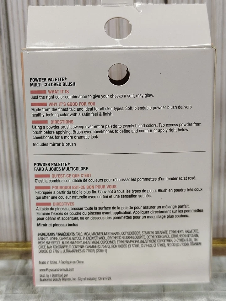 Powder Palette Multi-Colored Blush, Silky Smooth Formula, Hypoallergenic, Ble... - Image 3 of 3