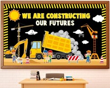Construction Bulletin Board Back to School Construction Classroom Bulletin Bo...