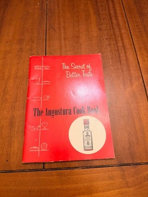 Vintage 1961 Angostura Bitters Cook Book Recipe Booklet Near Mint + Clipping